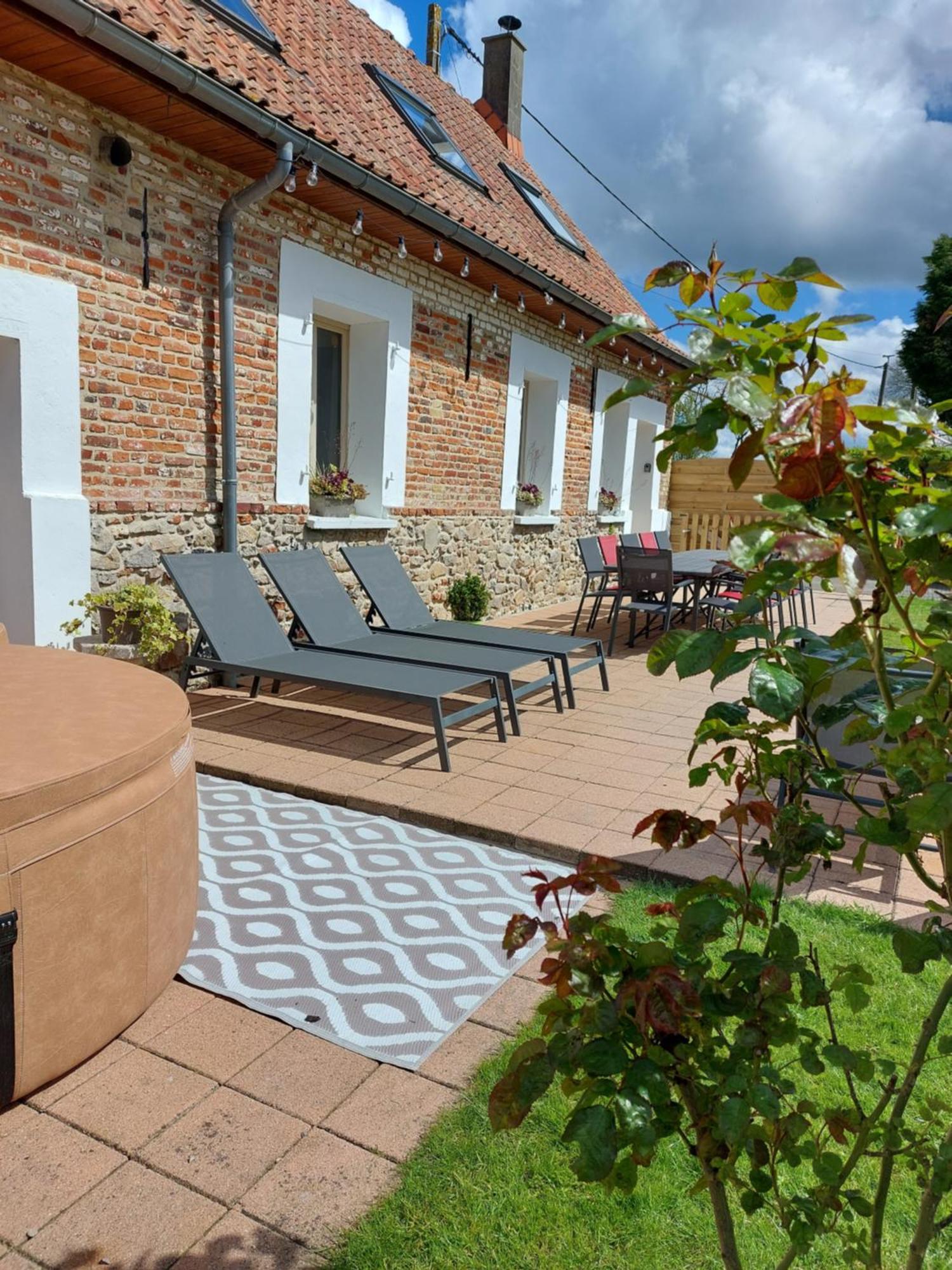 Villa Les Coquelicots à Lacres Extérieur photo